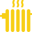 Icone radiateur jaune